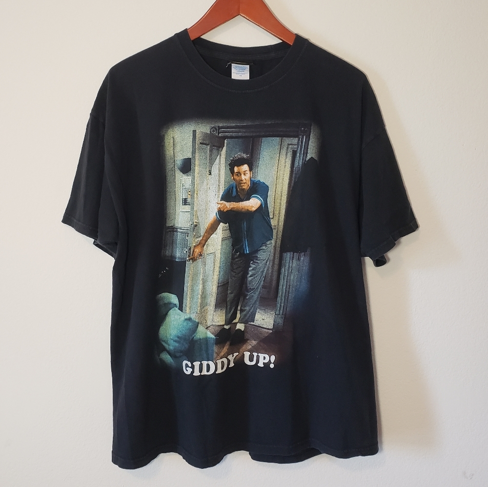 2000s Seinfeld Cosmo Kramer "Giddy Up!" T Shirt